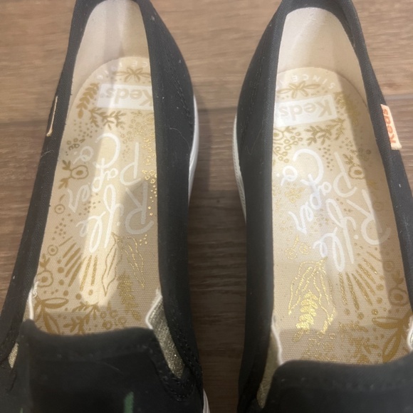 Keds x Rifle Paper Co. Triple Decker Botanical Embellished Slip-On Sneaker, Sz 7 - Picture 4 of 8